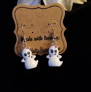 Cute Little Boo Ghost Earrings